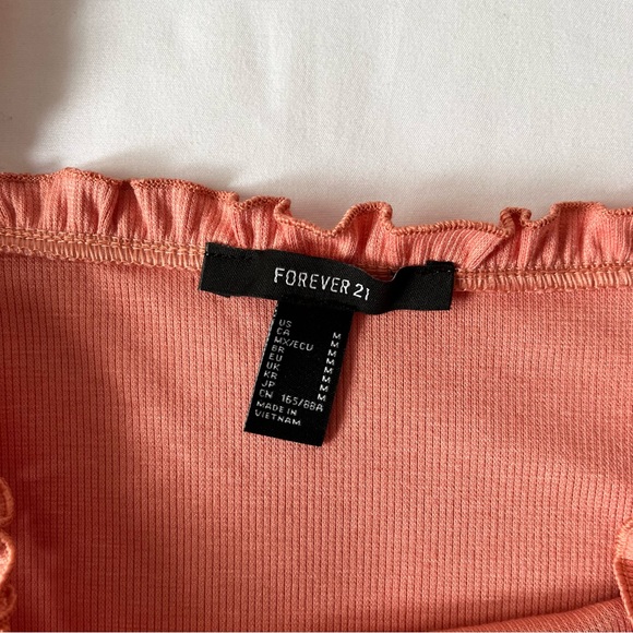 Forever 21 Orange Crop Top - Picture 2 of 2